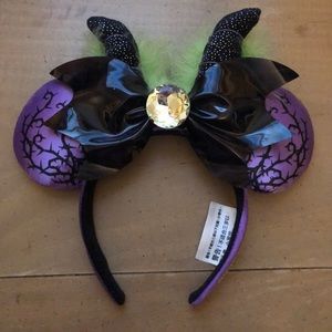 Disney Park Maleficent Minnie Ears